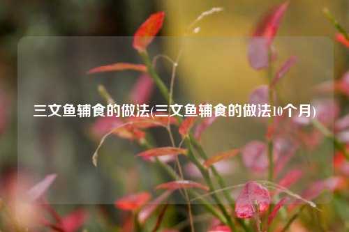 三文鱼辅食的做法(三文鱼辅食的做法10个月)