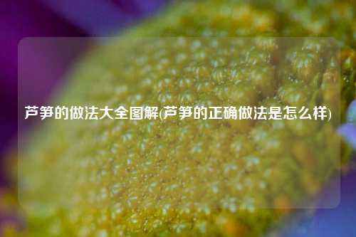 芦笋的做法大全图解(芦笋的正确做法是怎么样)